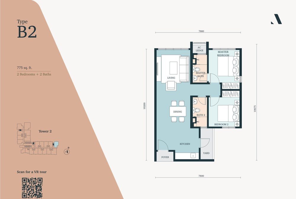 Type B2 floor plan