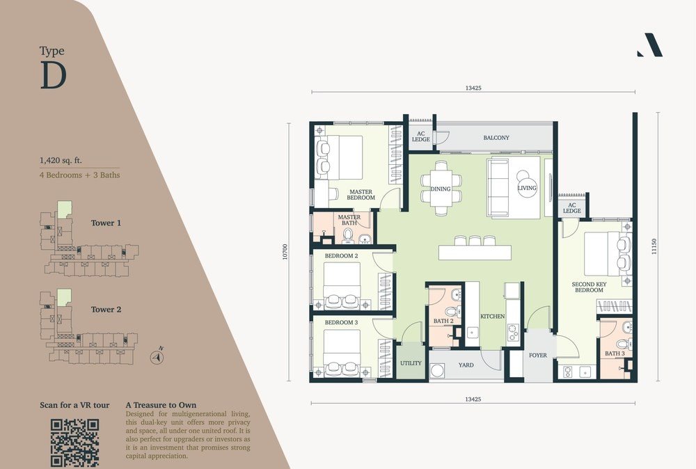 Type D floor plan